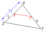 A sketch of the triangle